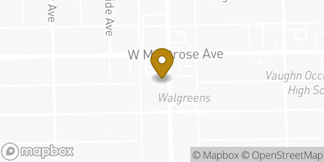 Map showing the location of Dunkin' in Chicago, IL 60634