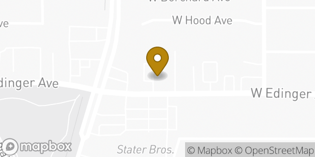 Map showing the location of Subway in Santa Ana, CA 92704