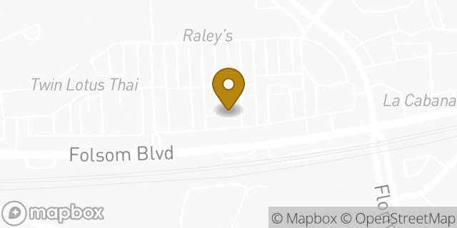 Map showing the location of Starbucks in Sacramento, CA 95826