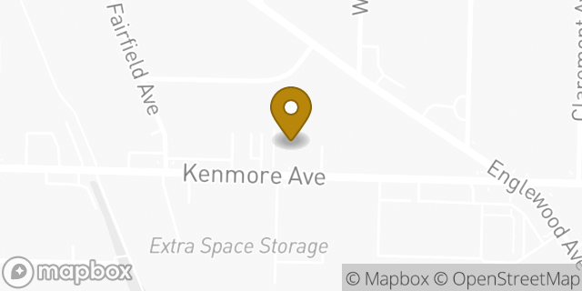 Map showing the location of ATM CVS in Tonawanda, NY