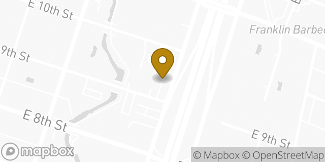 Map showing the location of Amazon Locker - Connotation in Austin, TX 78701