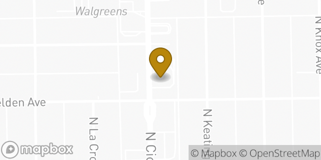 Map showing the location of McDonald's in Chicago, IL 60639