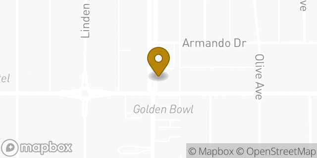 Map showing the location of Bank of America in Long Beach, CA 90807
