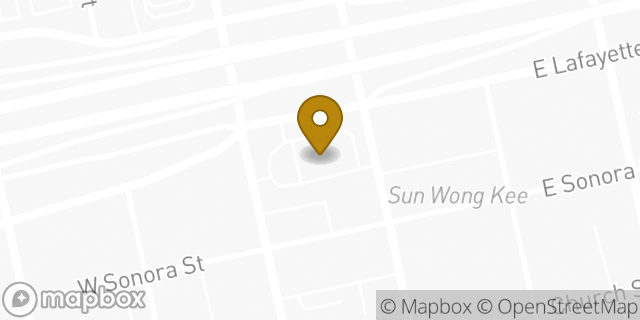 Map showing the location of McDonald's in Stockton, CA 95203