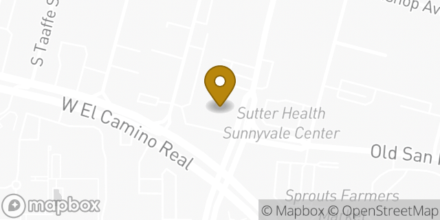 Map showing the location of ATM Walgreens in Sunnyvale, CA 94087