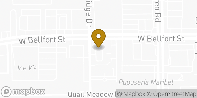 Map showing the location of Whataburger in Houston, TX 77071