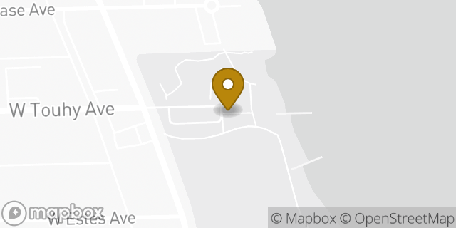 Map showing the location of Amazon Locker - Devoted in Chicago, IL 60626