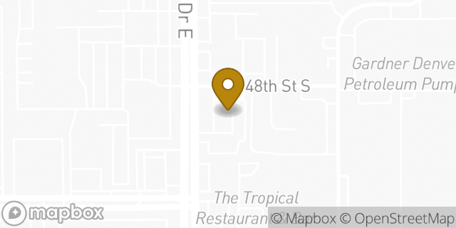 Map showing the location of Sonic Drive In in Tulsa, OK 74145