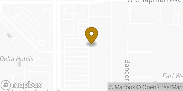 Map showing the location of Starbucks in Garden Grove, CA 92840