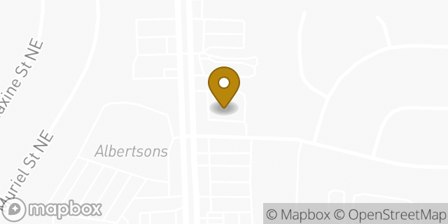 Map showing the location of Chipotle Mexican Grill in Albuquerque, NM 87112