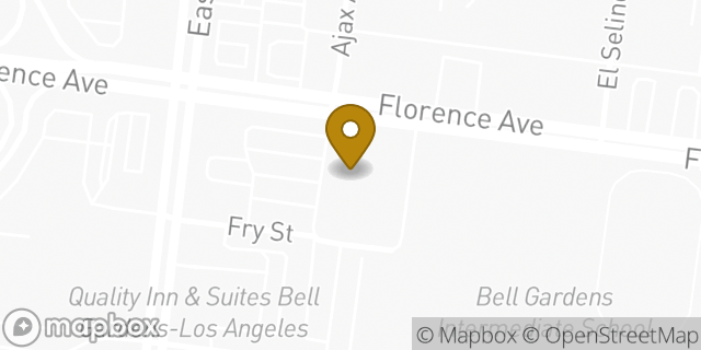 Map showing the location of Marshalls in Bell Gardens, CA 90201