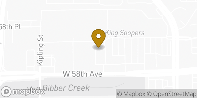 Map showing the location of McDonald's in Arvada, CO 80002