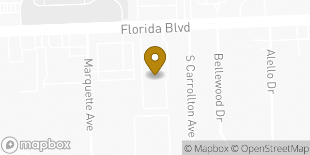 Map showing the location of The Storage Center - Baton Rouge, Louisiana in Baton Rouge, LA 70806