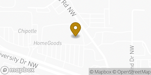 Map showing the location of FedEx ShipSite in Huntsville, AL 35806