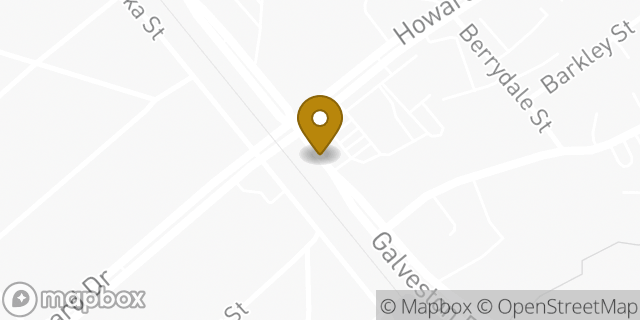 Map showing the location of Subway in Houston, TX 77017