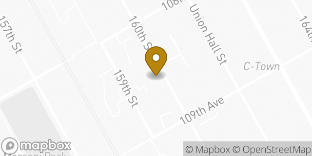 Map showing the location of Amazon Locker - Luanda in Queens, NY 11433