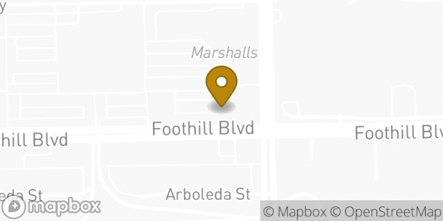 Map showing the location of CVS in Pasadena, CA 91107