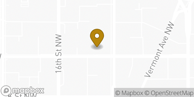 Map showing the location of WeWork in Washington, DC 20005