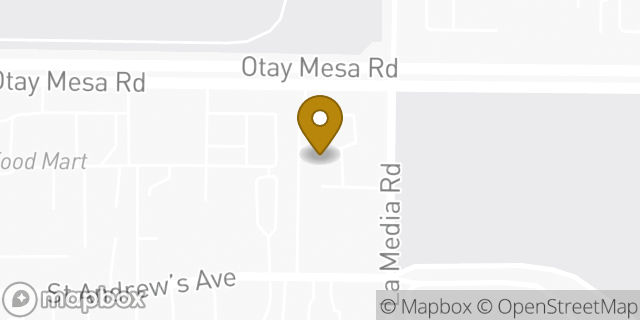 Map showing the location of Amazon Locker - Divide in San Diego, CA 92154
