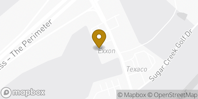 Map showing the location of Amazon Locker - Astrophysics in Atlanta, GA 30316