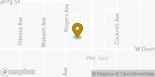 Map showing the location of Kroger Fresh Fare in Fort Worth, TX 76109