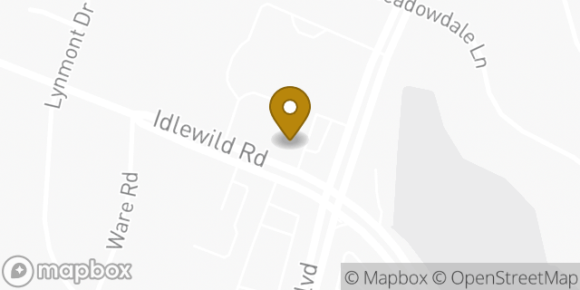 Map showing the location of Amazon Locker - Wilbur in Charlotte, NC 28212