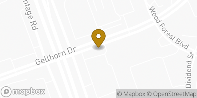 Map showing the location of Penske Truck Rental in Houston, TX 77013