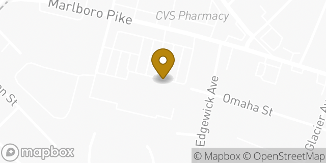 Map showing the location of Amazon Locker - Afan in Capitol Heights, MD 20743