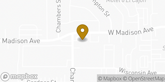 Map showing the location of ATM 7ELEVEN-FCTI in El Cajon, CA 92020