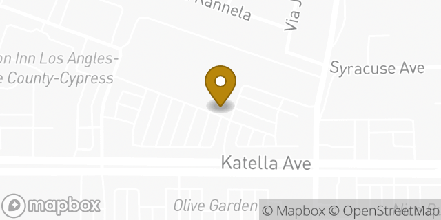 Map showing the location of Chipotle Mexican Grill in Cypress, CA 90630