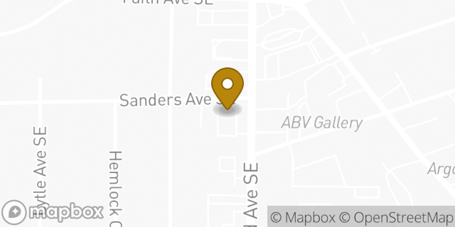 Map showing the location of McDonald's in Atlanta, GA 30316
