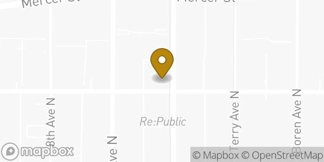 Map showing the location of CVS Pharmacy in Seattle, WA 98109