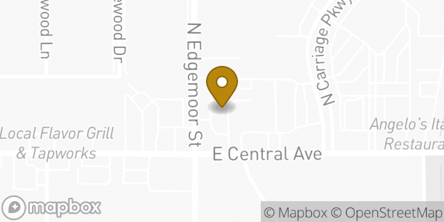 Map showing the location of McDonald's in Wichita, KS 67208