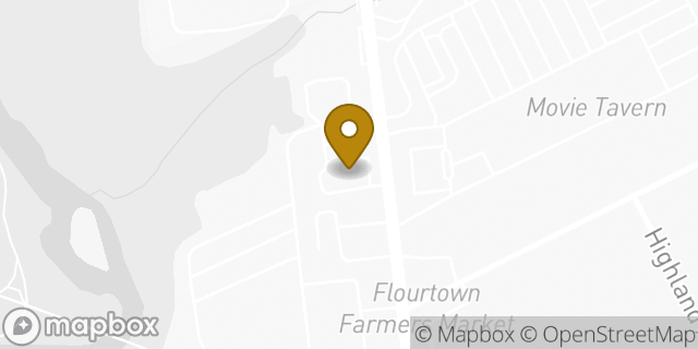 Map showing the location of Starbucks in Flourtown, PA 19031