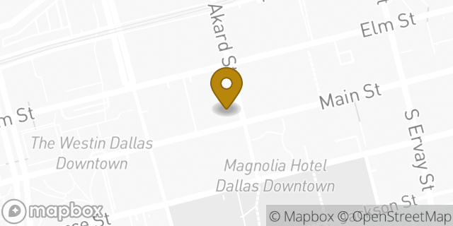 Map showing the location of CVS Pharmacy in Dallas, TX 75202