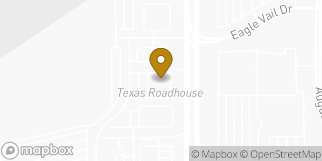 Map showing the location of Texas Roadhouse in Orlando, FL 32822