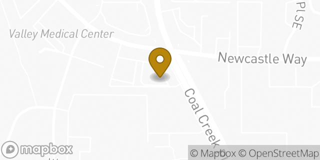 Map showing the location of McDonald's in Newcastle, WA 98056