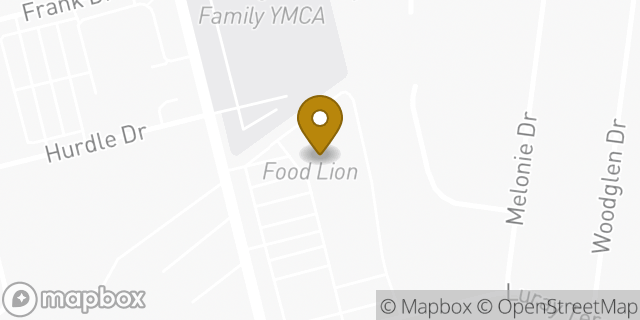 Map showing the location of Coinme in Chesapeake, VA 23322