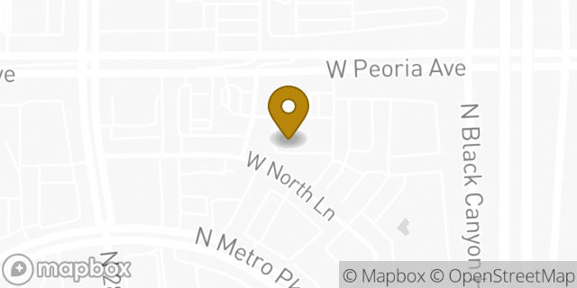 Map showing the location of Amazon Locker - Andrei in Phoenix, AZ 85029
