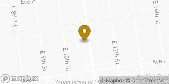 Map showing the location of Enterprise Rent-A-Car in Brooklyn, NY 11230
