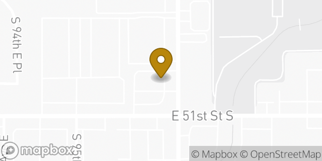 Map showing the location of Amazon Locker - Beldi in Tulsa, OK 74145