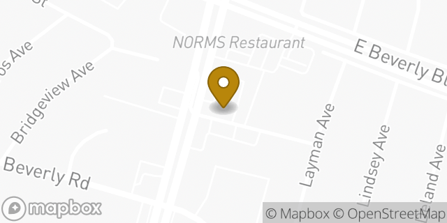 Map showing the location of Papa John's Pizza in Pico Rivera, CA 90660