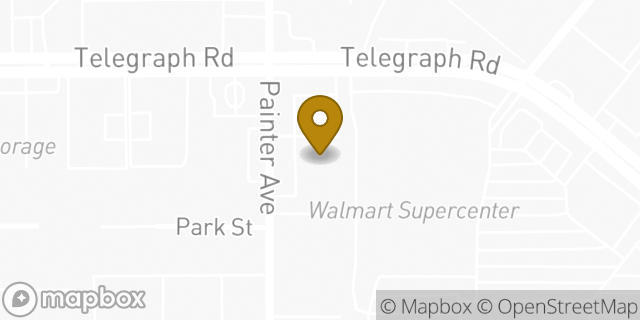 Map showing the location of Aldi in Santa Fe Springs, CA 90670