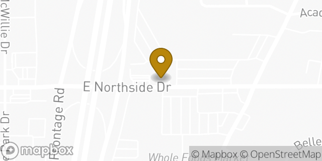 Map showing the location of Subway in Jackson, MS 39211