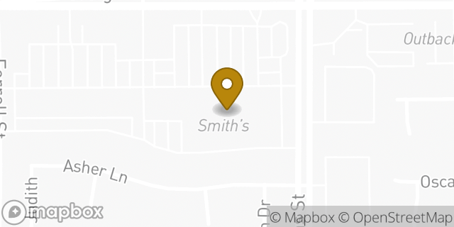 Map showing the location of ATM Smiths in North Las Vegas, NV 89032