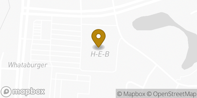 Map showing the location of Madera Run H-E-B in Humble, TX 77346