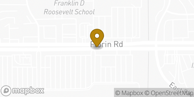 Map showing the location of Baskin-Robbins in Sacramento, CA 95823