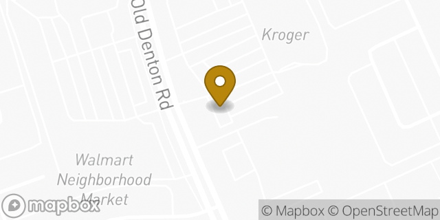 Map showing the location of Kroger Fuel Center in Carrollton, TX 75007