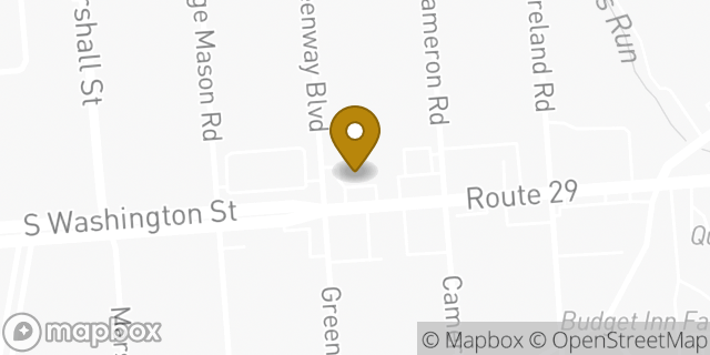 Map showing the location of Amazon Locker - Toria in Falls Church, VA 22046