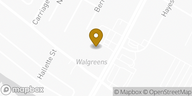 Map showing the location of Walgreens in Houma, LA 70363